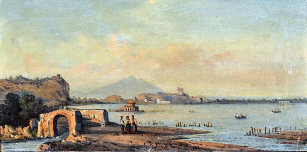 Archille Carelli, il lago Fusaro