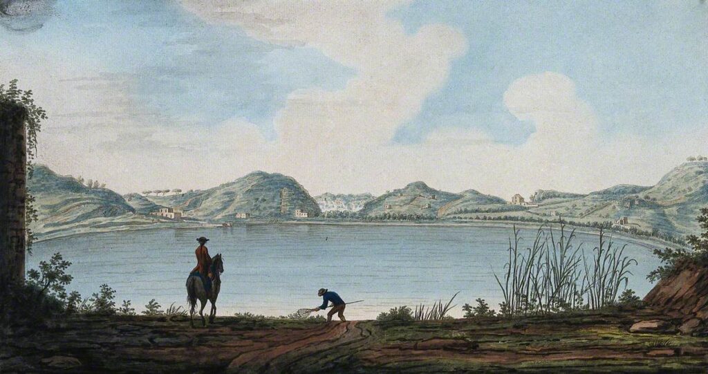 Pietro Fabris - Il Lago di Agnano (1776)